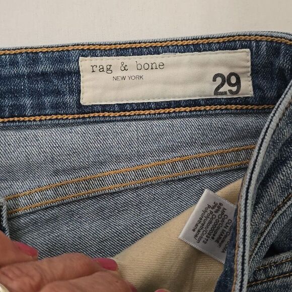 RAG AND BONE Classic Blue Denim Jeans 29 - Picture 2 of 9